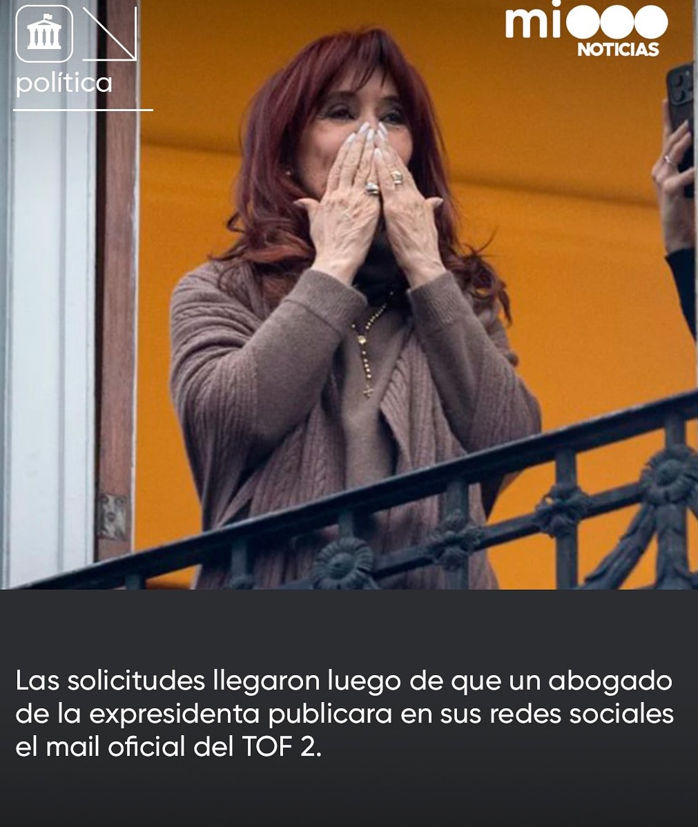 CRISTINA: Ensañado, el TOF-2 que la condenó se hunde en el ridículo y la ignominia