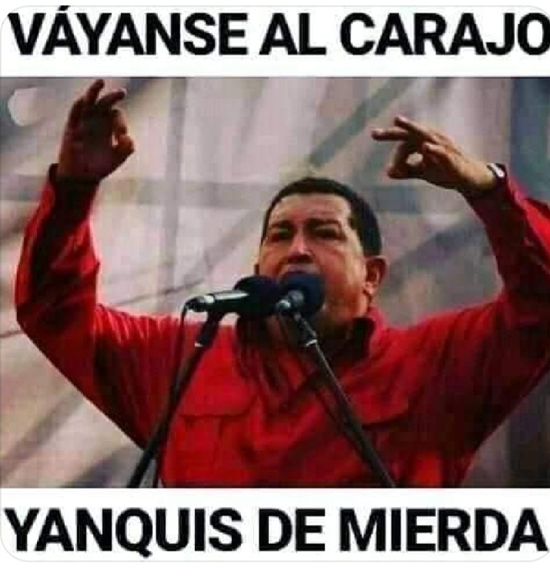 IMPRECACIONES. Ya basta de tanta mierda de ustedes, yanquis