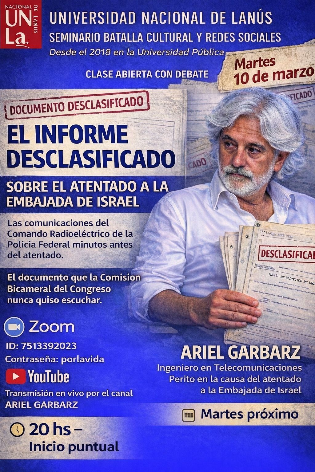 ATENTADO A LA EMBAJADA DE ISRAEL / 1. Un ataque de falsa bandera cometido por mercenarios judeófobos